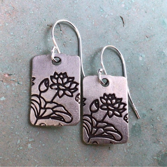 Sterling Silver Sundance Charm Earrings - Picture 4 of 8